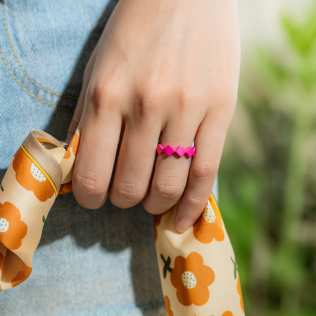 ITGlife® Breathable Love Silicone Ring - Rose