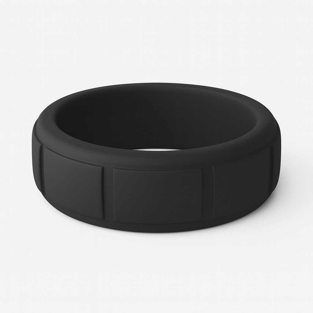 ITGlife® Edge Matrix Silicone Ring - Black