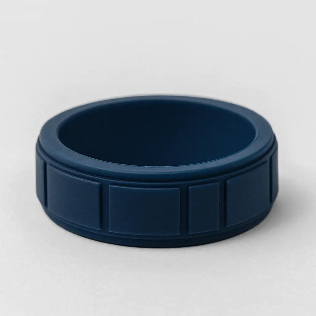ITGlife® Edge Matrix Silicone Ring - Navy Blue