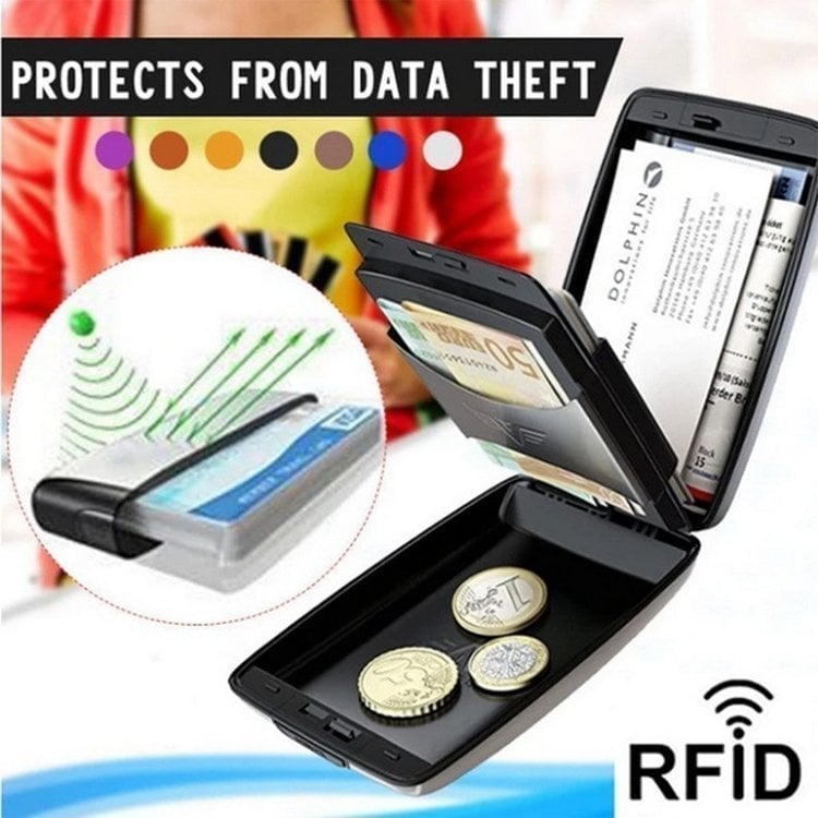 🎁RFID ANTI-THEFT ALUMINUM WALLET CLIP