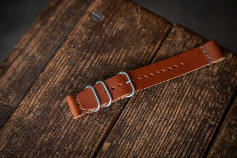 Leather Watch Strap Brown