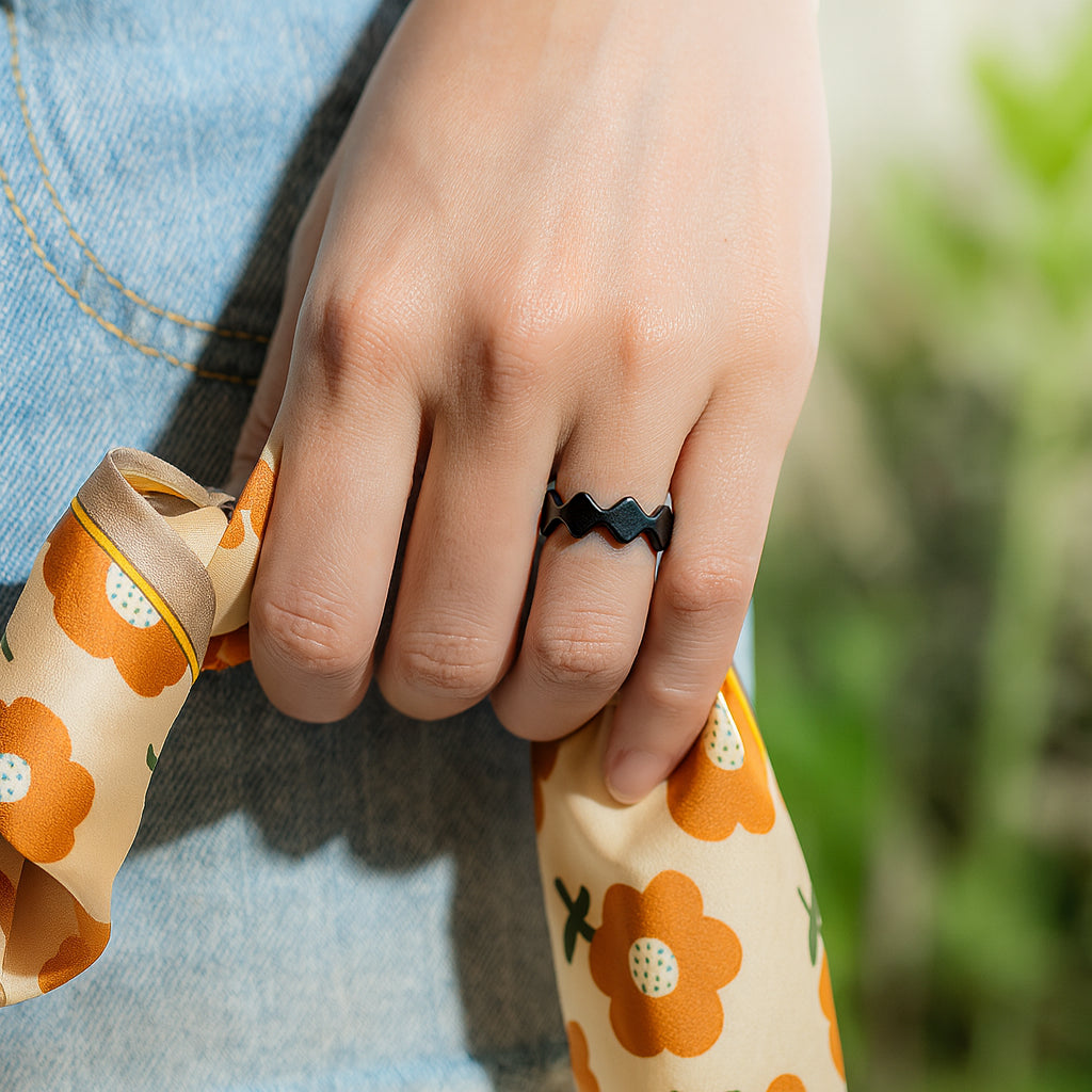 ITGlife® Breathable Love Silicone Ring - Black