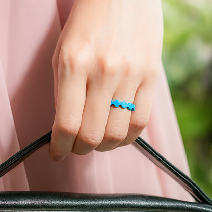 ITGlife® Breathable Love Silicone Ring - Blue