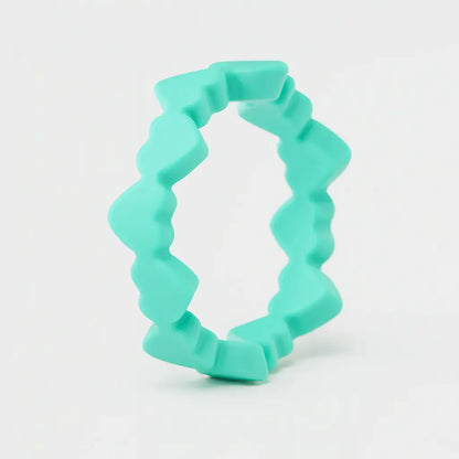 ITGlife® Breathable Love Silicone Ring - Light Green