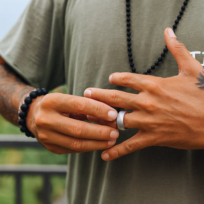 ITGlife® Core Apex Silicone Ring - Silver