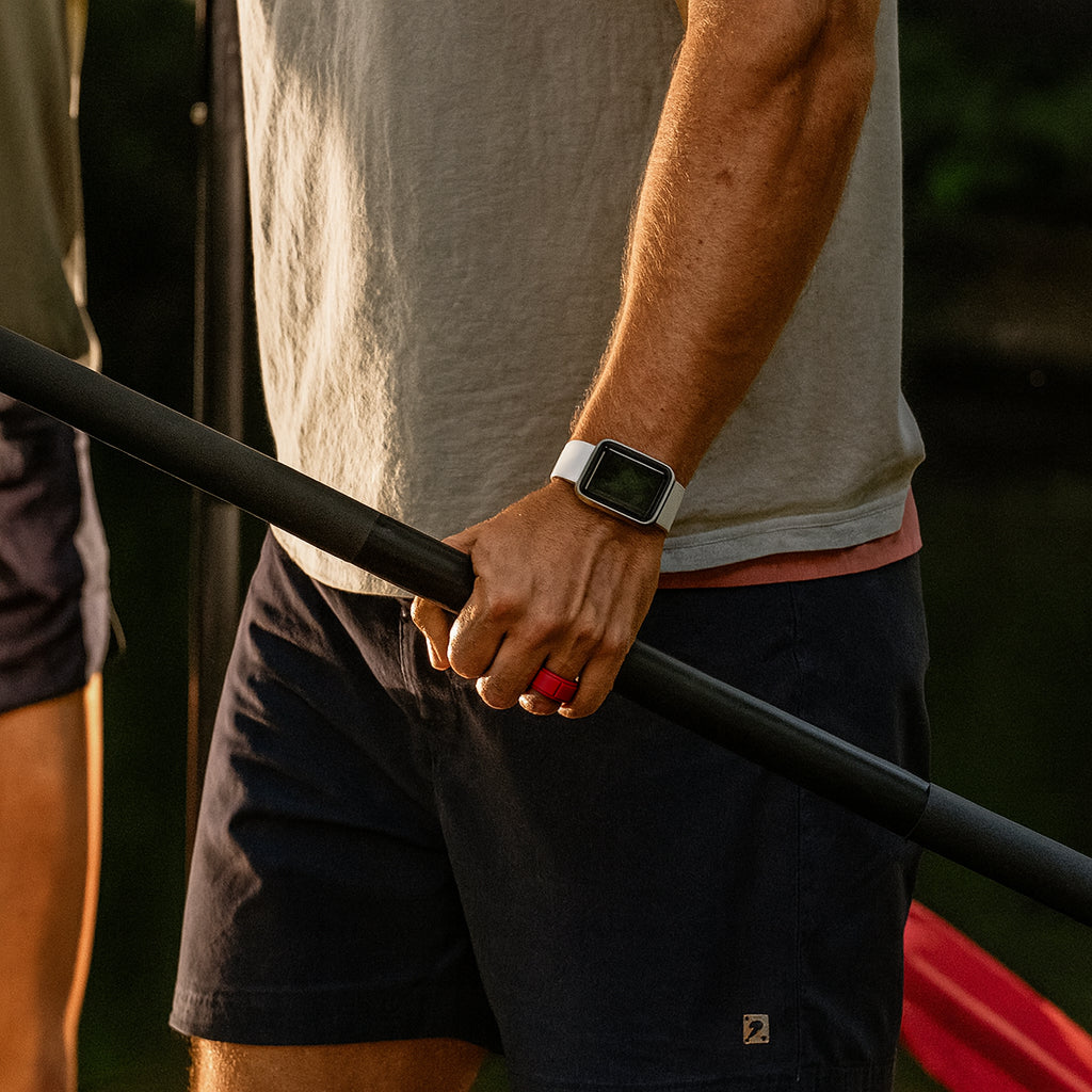 ITGlife® Edge Matrix Silicone Ring - Red