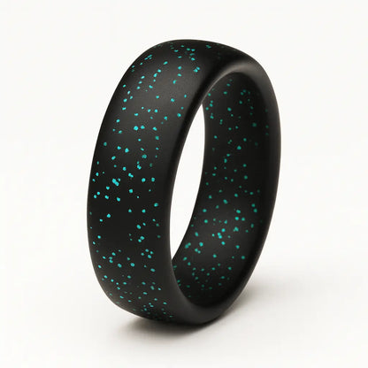ITGlife® Grace Harmony Silicone Ring – Black Blue