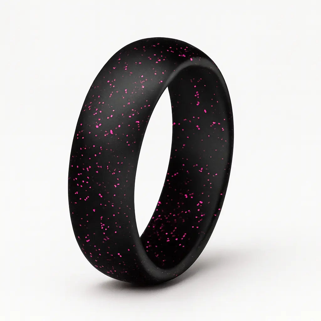 ITGlife® Grace Harmony Silicone Ring – Black Red