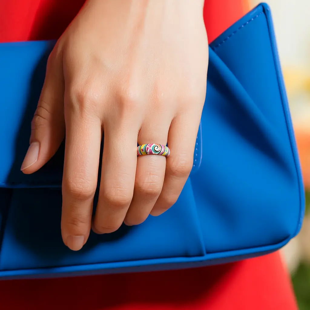 ITGlife® Printed Muse 3-Pack Silicone Rings