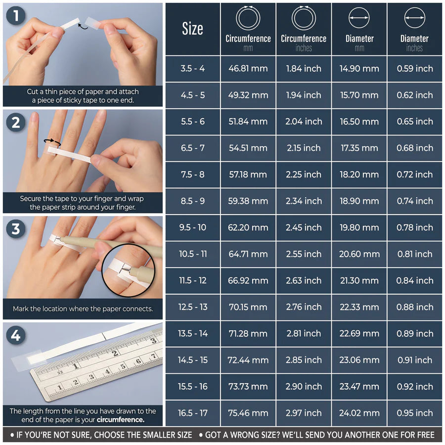 ITGlife® Printed Muse 3-Pack Silicone Rings