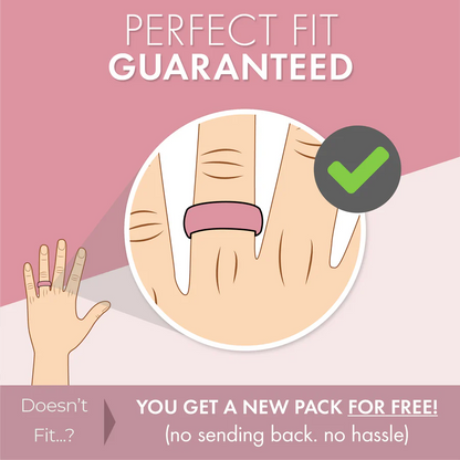 ITGlife® Printed Muse 3-Pack Silicone Rings
