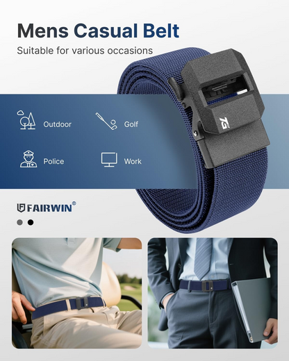ITGlife® Tactical EDC Nylon Ratchet Belt – Heavy-Duty Military Style, Quick Release