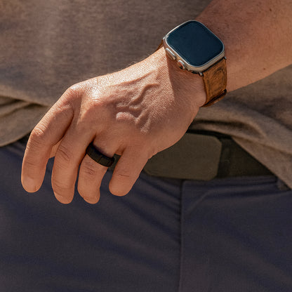 ITGlife® Edge Matrix Silicone Ring - Black