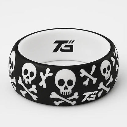 ITGlife® Shadow Edge Skull Lightweight Silicone Ring