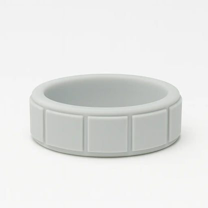 ITGlife® Edge Matrix Silicone Ring - Light Gray