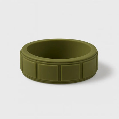 ITGlife® Edge Matrix Silicone Ring - Military Green