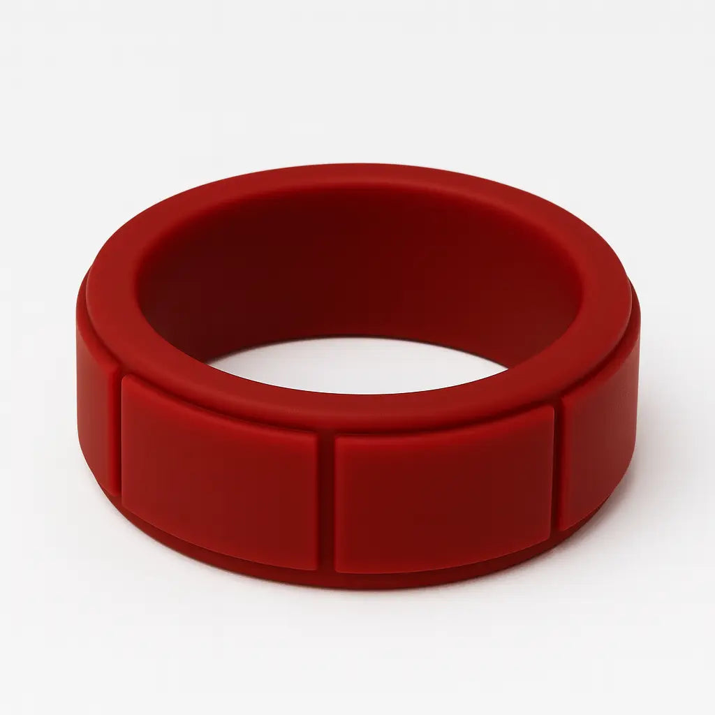ITGlife® Edge Matrix Silicone Ring - Red