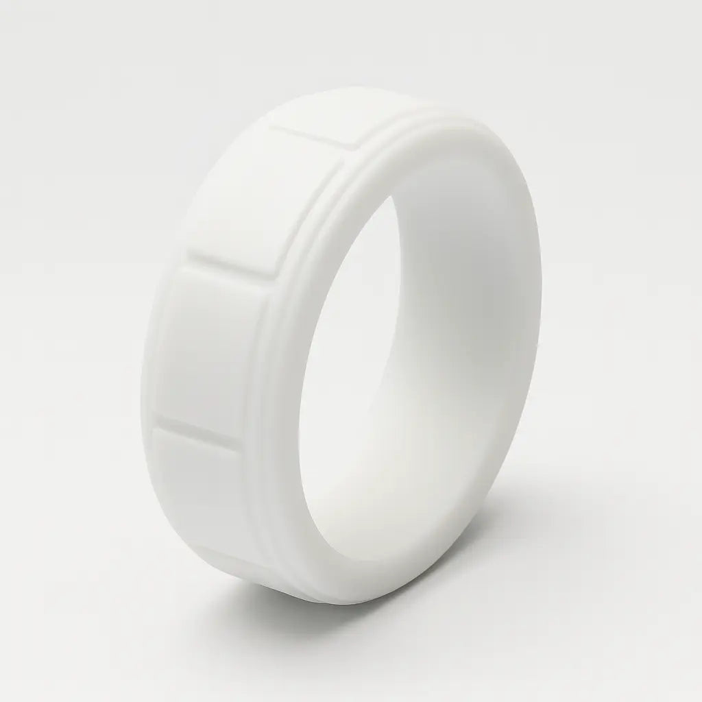 ITGlife® Edge Matrix Silicone Ring - White