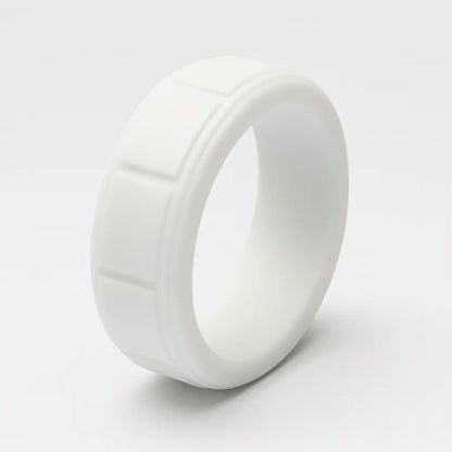 ITGlife® Edge Matrix Silicone Ring - White